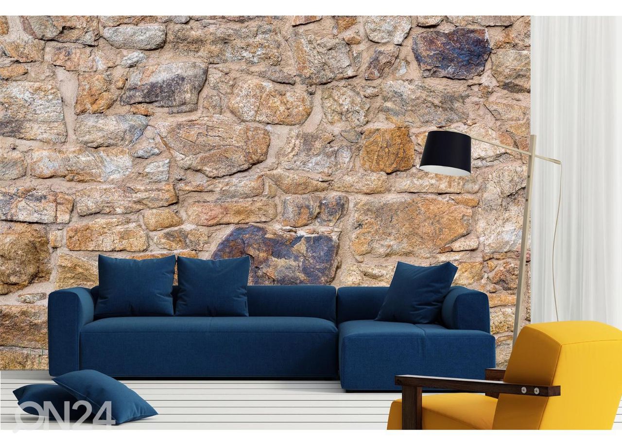 Fliis fototapeet Texture Of Old Stone Wall  suurendatud