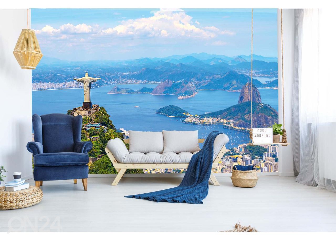 Fliis fototapeet View Of Rio De Janeiro suurendatud