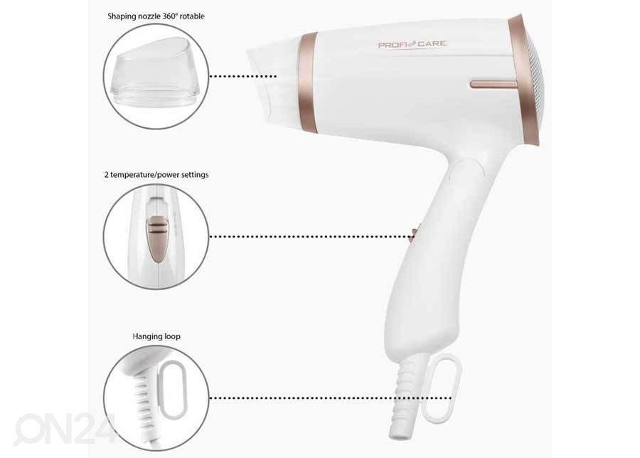 Föön ProfiCare PCHT3009W suurendatud