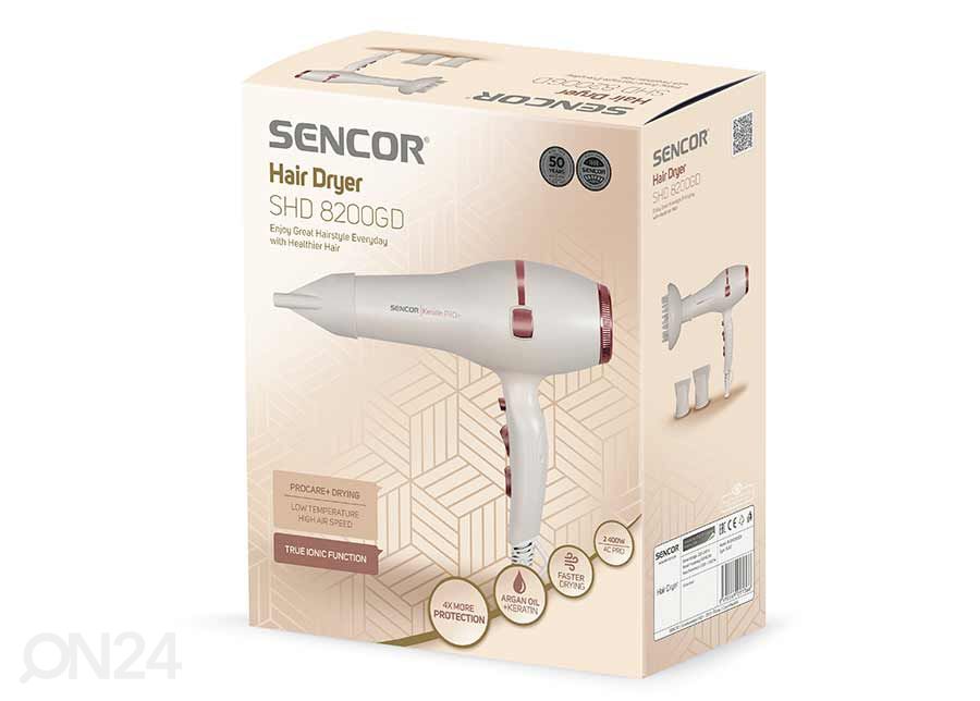 Föön Sencor, argaaniaõli hooldusega SHD8200GD suurendatud