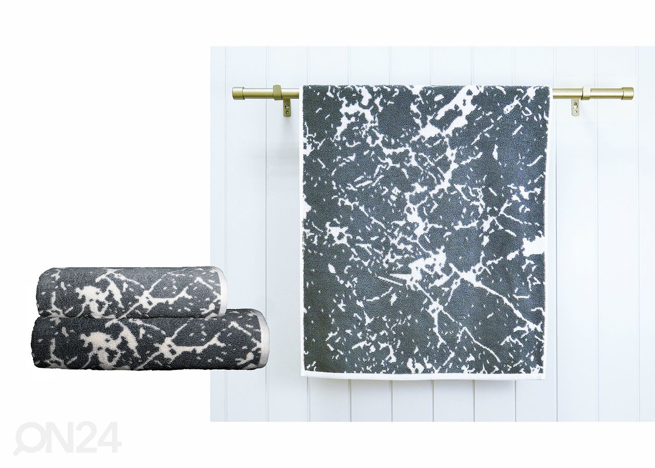 Froteerätikute komplekt Marble hall, 2 tk suurendatud