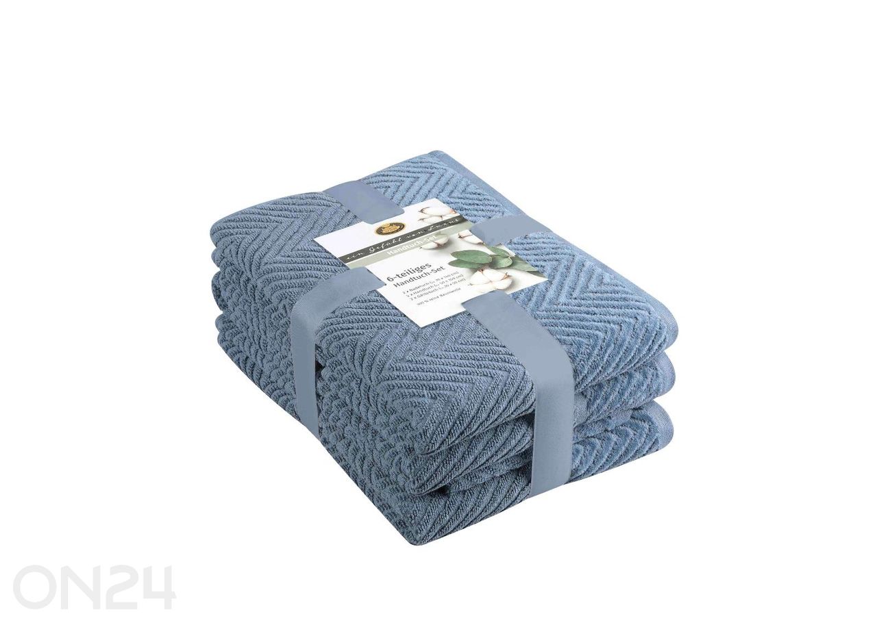 Froteerätikute komplekt Viola, 6 osa suurendatud