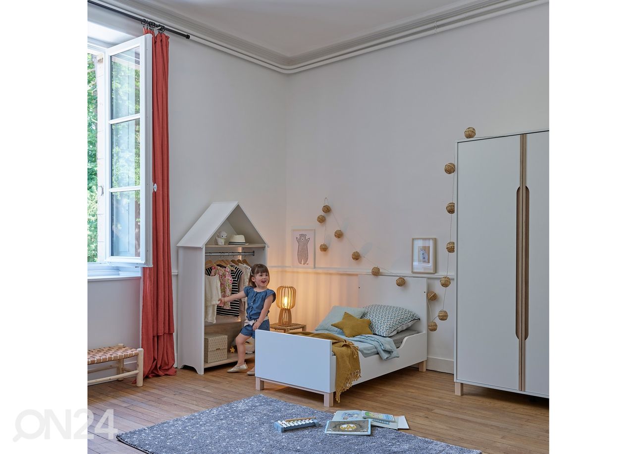 Funktsionaalne garderoob / voodipeats / laud Celeste suurendatud