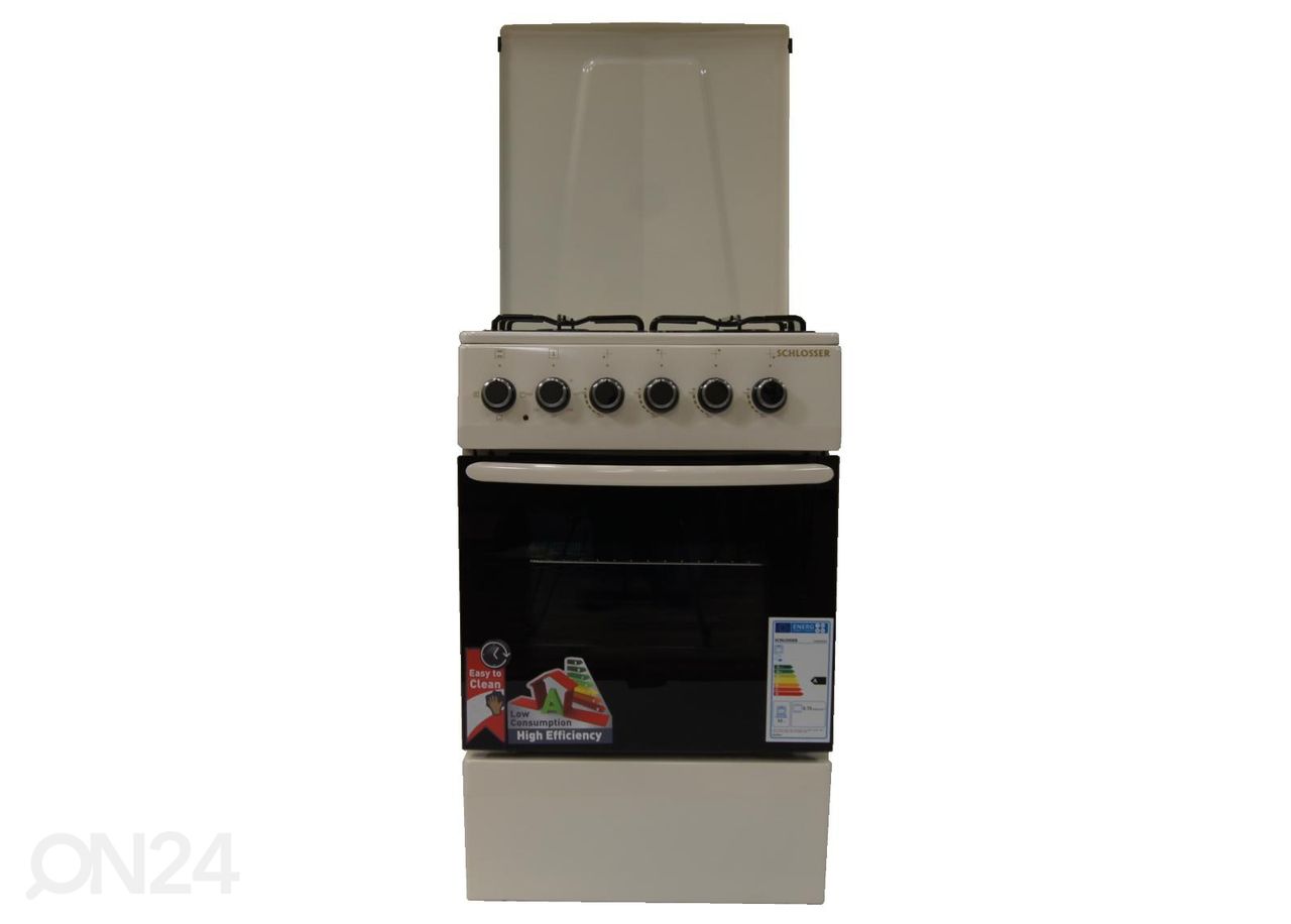 Gaasipliit elektriahjuga Schlosser FS4403MAZC suurendatud