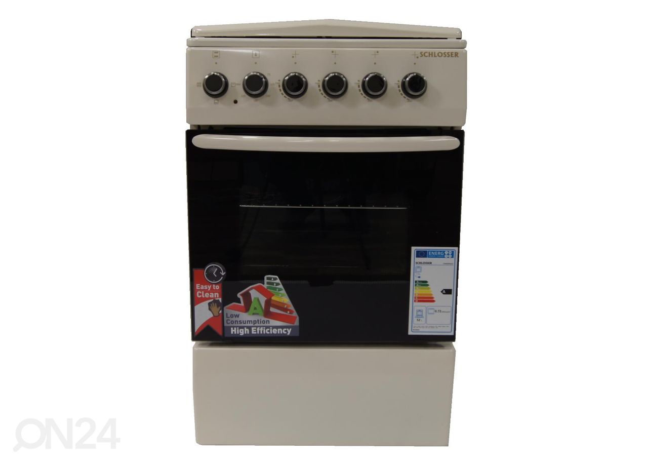 Gaasipliit elektriahjuga Schlosser FS4403MAZC suurendatud