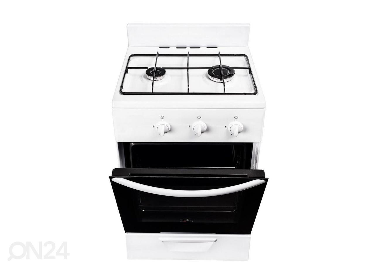 Gaasipliit Schlosser F382G1G, valge suurendatud