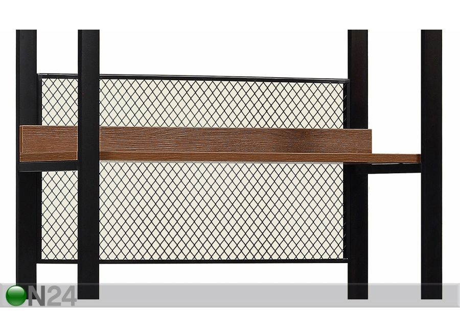 Garderoobisüsteem (2 riiulit+2 toru) 80x200 cm suurendatud