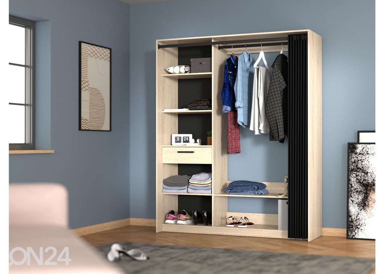 Garderoobisüsteem Cosy 161 cm suurendatud