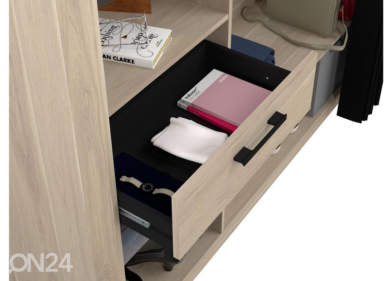 Garderoobisüsteem Cosy 161 cm suurendatud