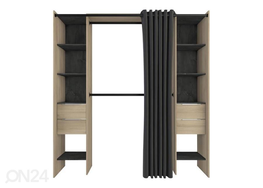 Garderoobisüsteem Dana 115-190cm suurendatud