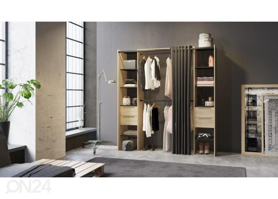 Garderoobisüsteem Dana 115-190cm suurendatud