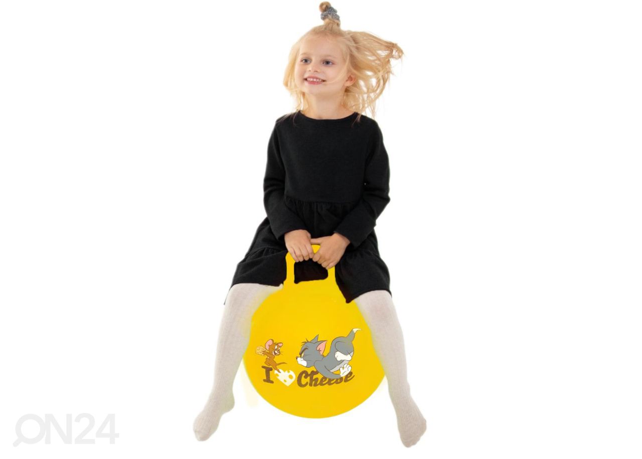 Gerardo's Toys hüppepall Fun Ball Tom & Jerry, kollane suurendatud