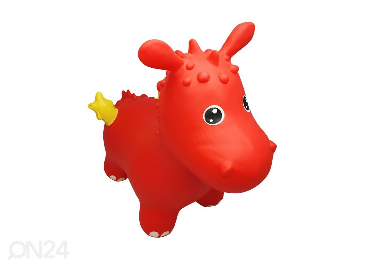 Gerardo's Toys Jumpy hüppeloom Draakon, punane suurendatud