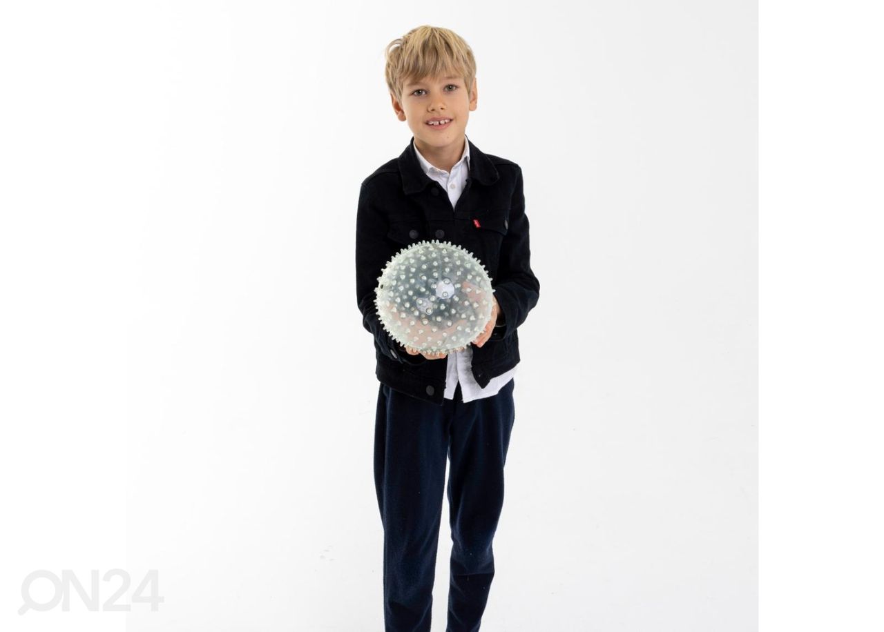 Gerardo's Toys Nagadega mega põrkepall karbis 18 cm suurendatud