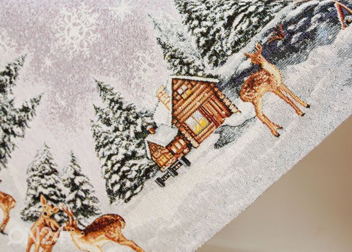 Gobeläänkangast laudlina Winter 140x216 cm suurendatud