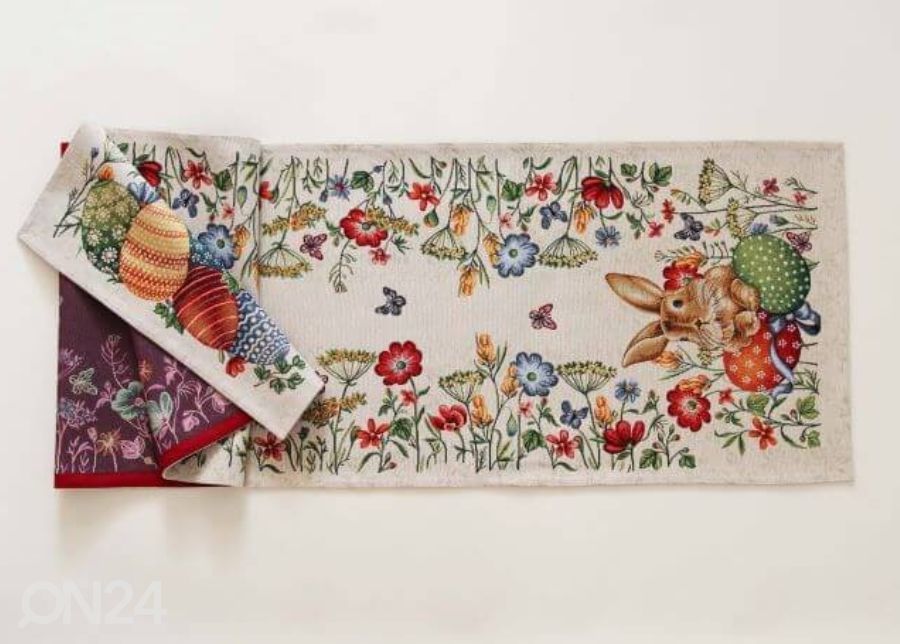 Gobeläänkangast linik Eggs 45x180 cm suurendatud