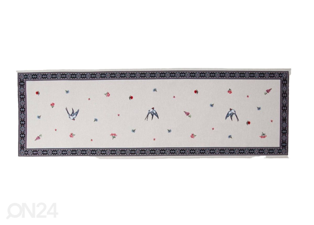 Gobeläänkangast linik Pääsuke 45x136 cm suurendatud