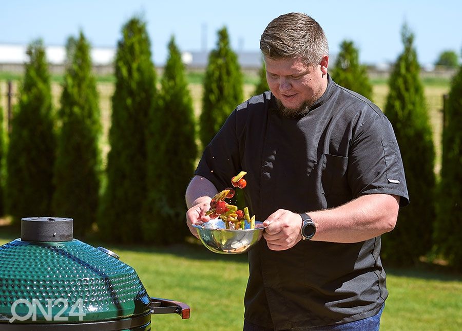 Grill TunaBone Kamado Pro TBG22GREEN-02, 22", roheline suurendatud