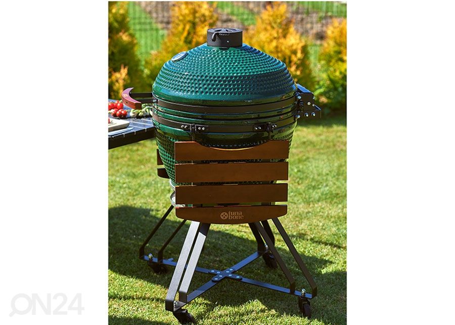 Grill TunaBone Kamado Pro TBG22GREEN-02, 22", roheline suurendatud