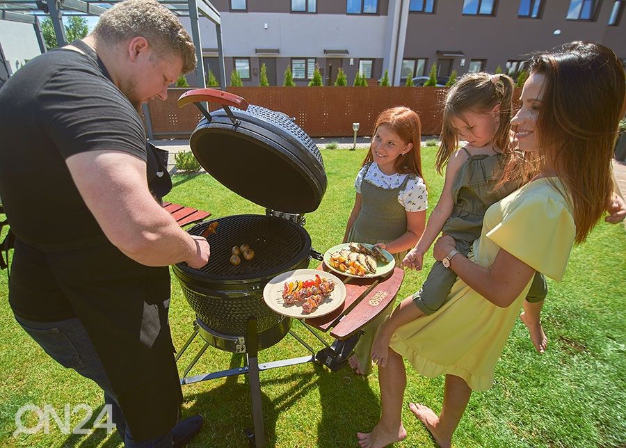 Grill TunaBone Kamado Pro TBG24GRAY-02, 24", tumehall suurendatud
