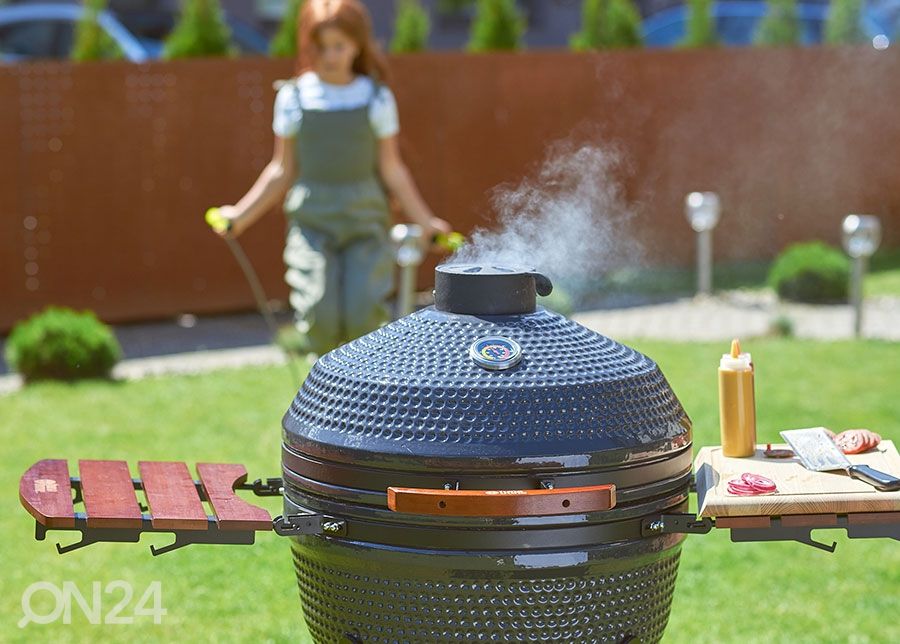 Grill TunaBone Kamado Pro TBG24GRAY-02, 24", tumehall suurendatud
