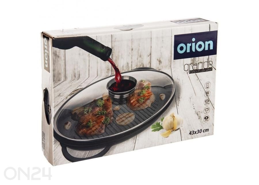 Grillpann kaanega Grande 43x28x6 cm suurendatud