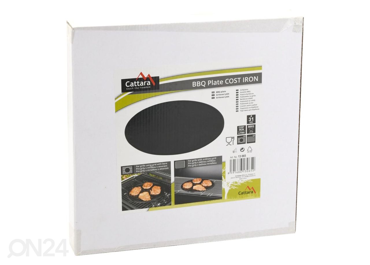 Grillplaat malm Cattara 31 cm suurendatud