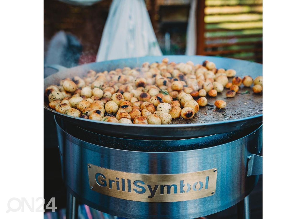 GrillSymbol gaasipõletiga grillpann PRO-580 inox suurendatud