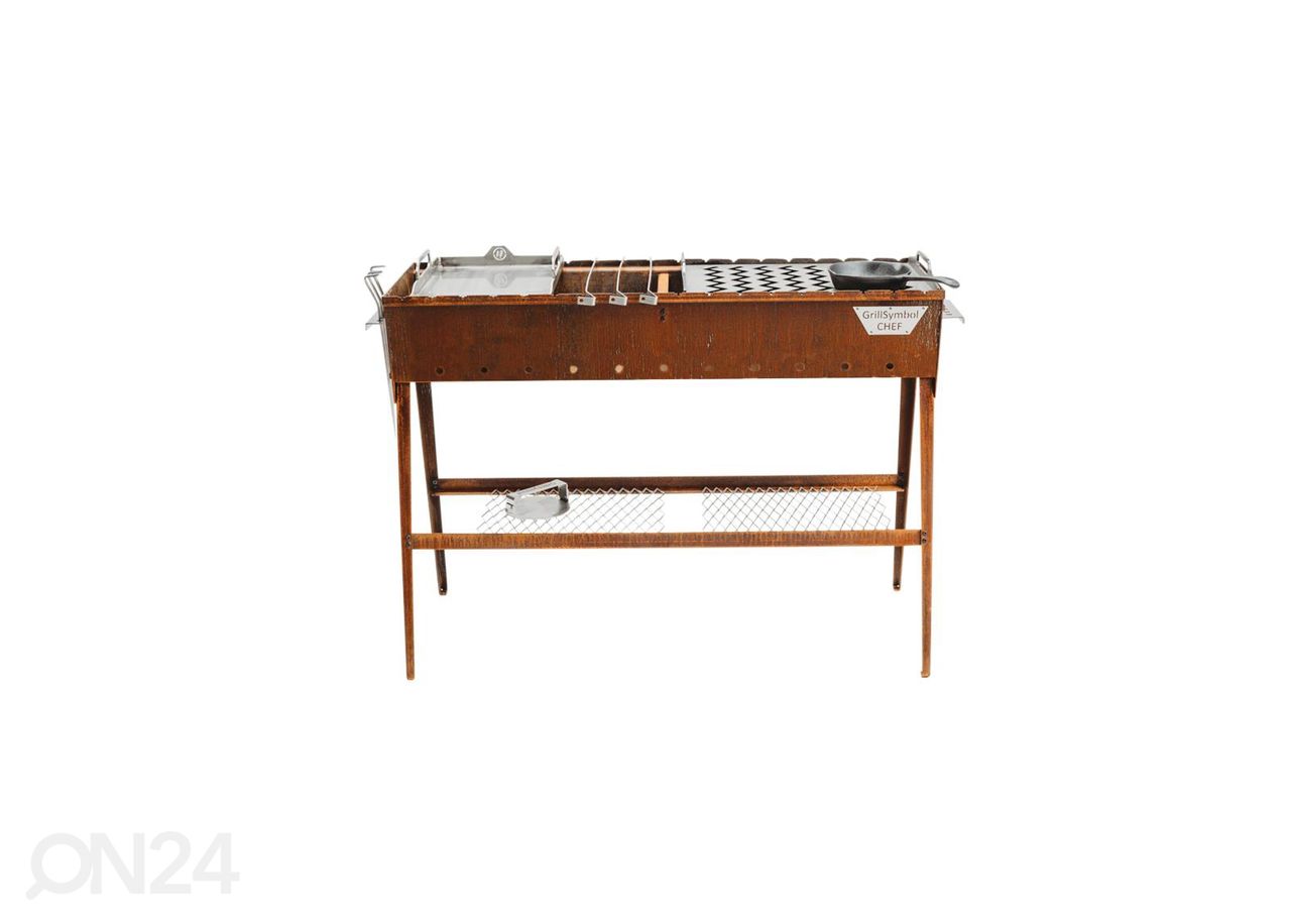 GrillSymbol söegrill Naked Chef XL suurendatud