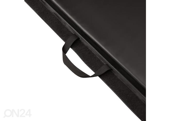 Gümnastikamatt kokkupandav HMS Premium MGS01 240x120 cm must suurendatud