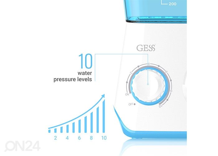 Hambavahede Puhastajat Vee Irrigaatorite, GESS AQUA PRO suurendatud