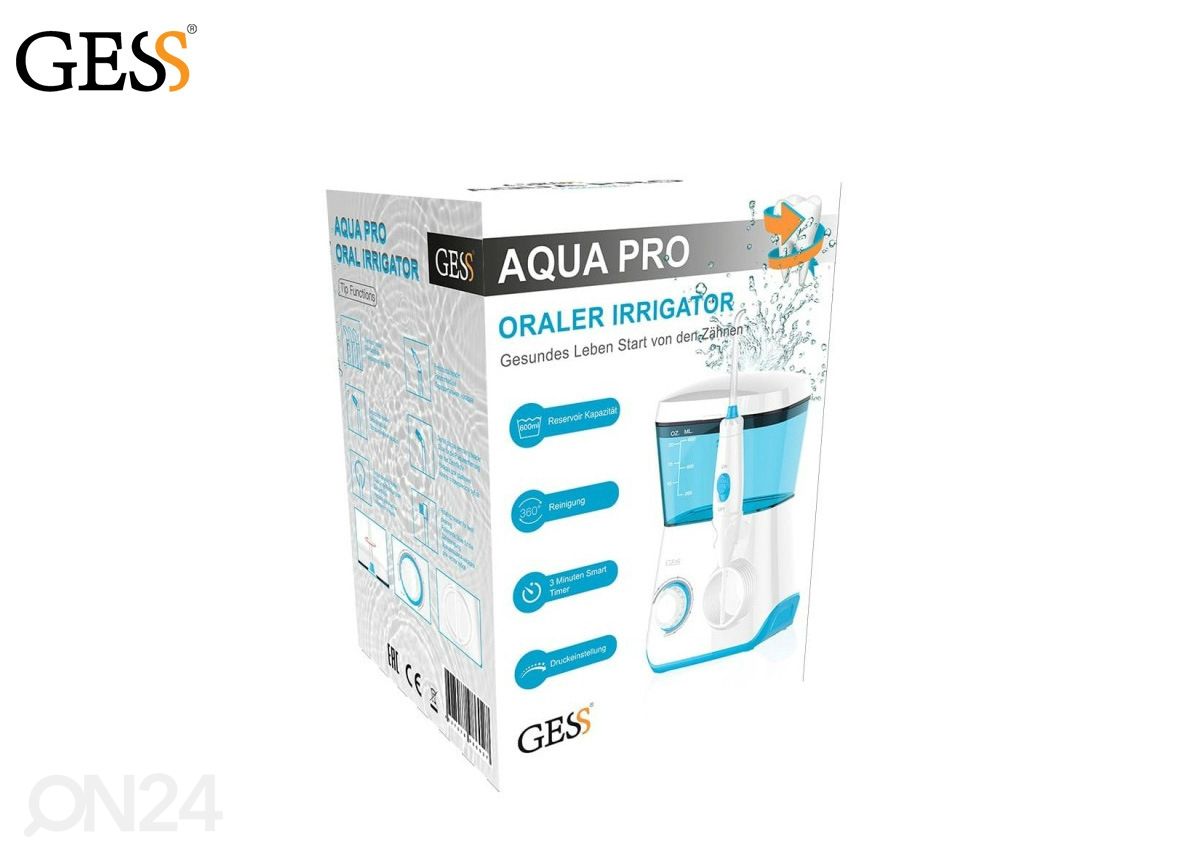 Hambavahede Puhastajat Vee Irrigaatorite, GESS AQUA PRO suurendatud