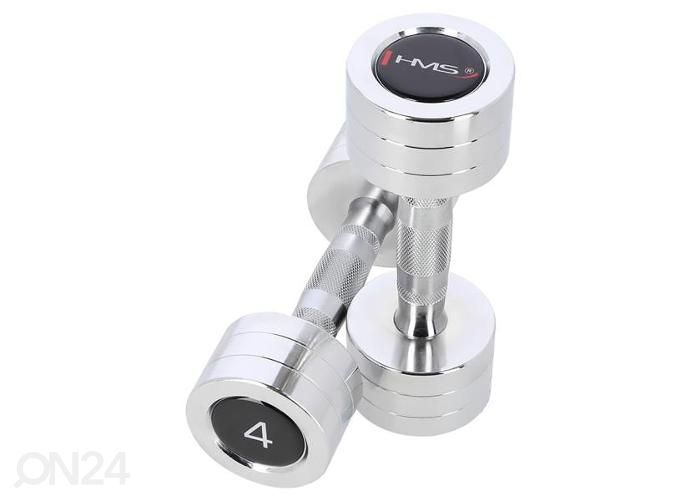 Hantel kroomist HMS CHD04 2 x 4 kg suurendatud