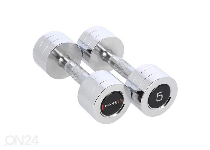 Hantel kroomist HMS CHD05 2 x 5 kg suurendatud