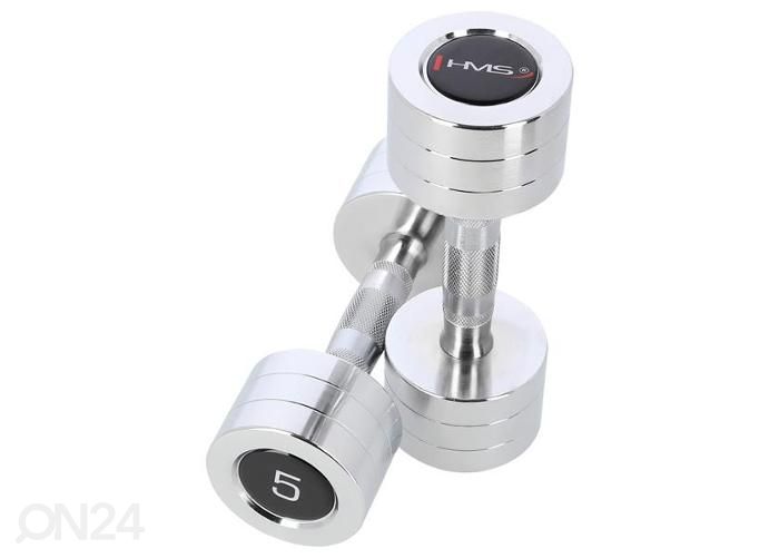 Hantel kroomist HMS CHD05 2 x 5 kg suurendatud