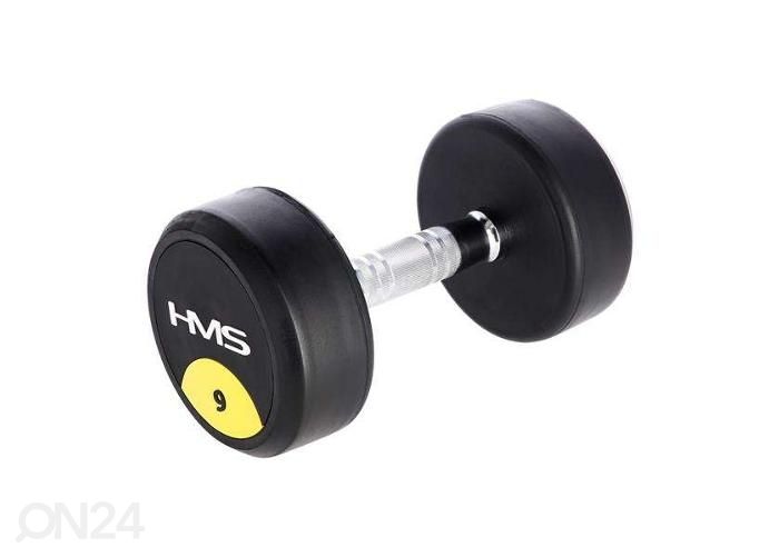 Hantel kummist HMS HG Pro 47,5 kg suurendatud