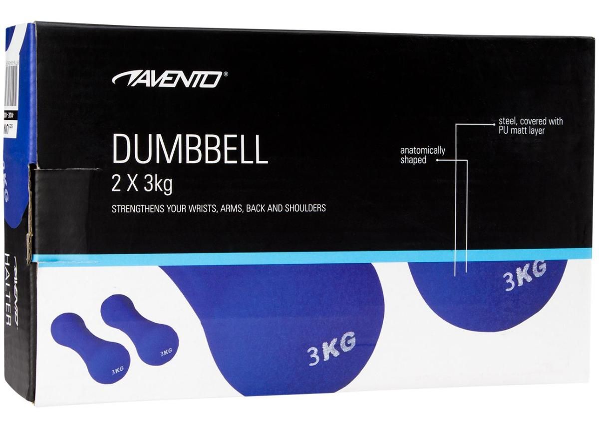 Hantlid 3Kg Avento suurendatud