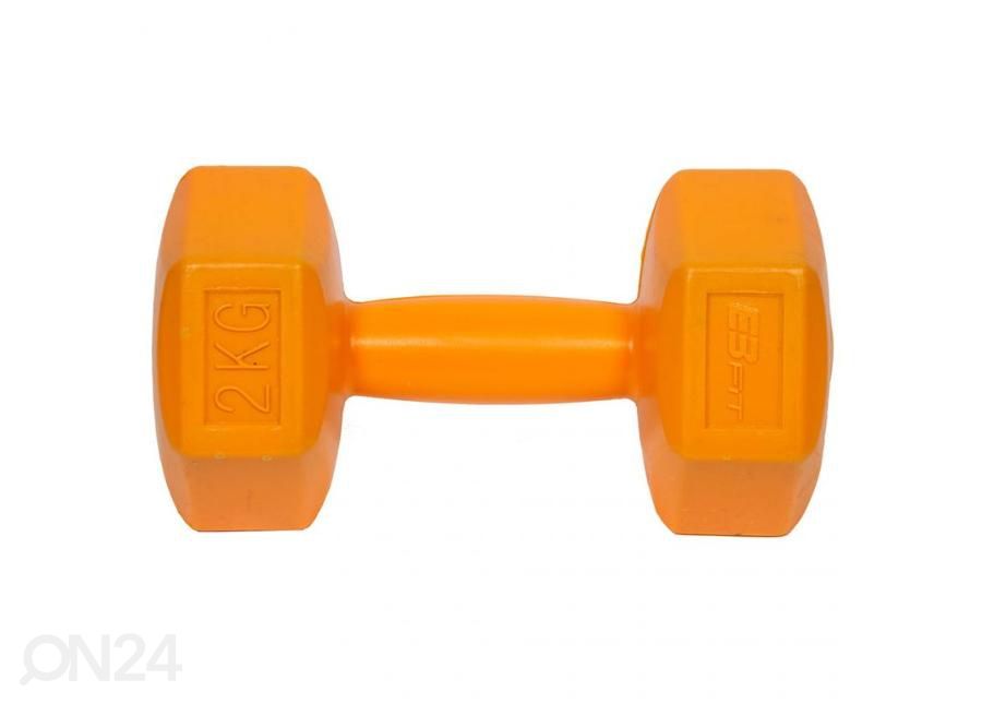 Hantlid komposiit EB FIT oranž 2x 2kg suurendatud