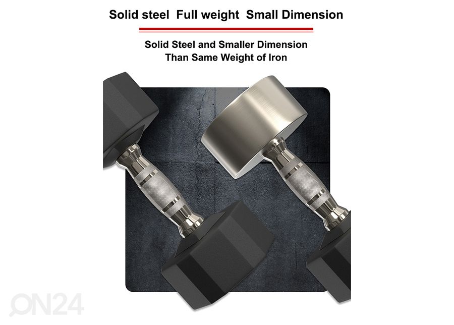 Hantlid ProIron 5 kg, 2 tk suurendatud