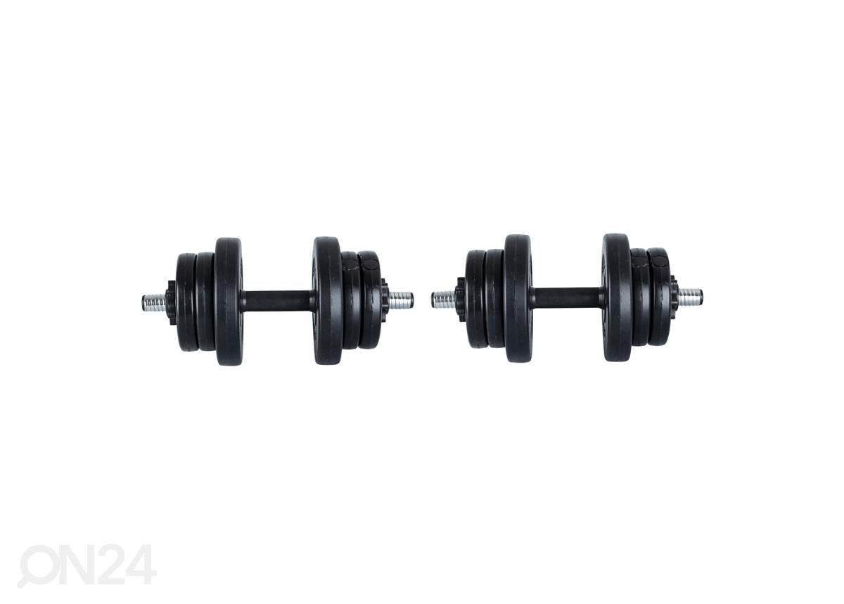 Hantlite komplekt koos kangiga tsement DBS2181 2 x 3-10 kg inSPORTline suurendatud