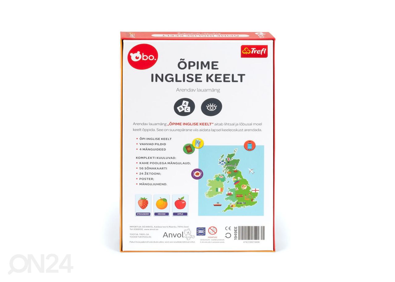 Haridusmäng Õpime inglise keelt bo. eesti keeles suurendatud