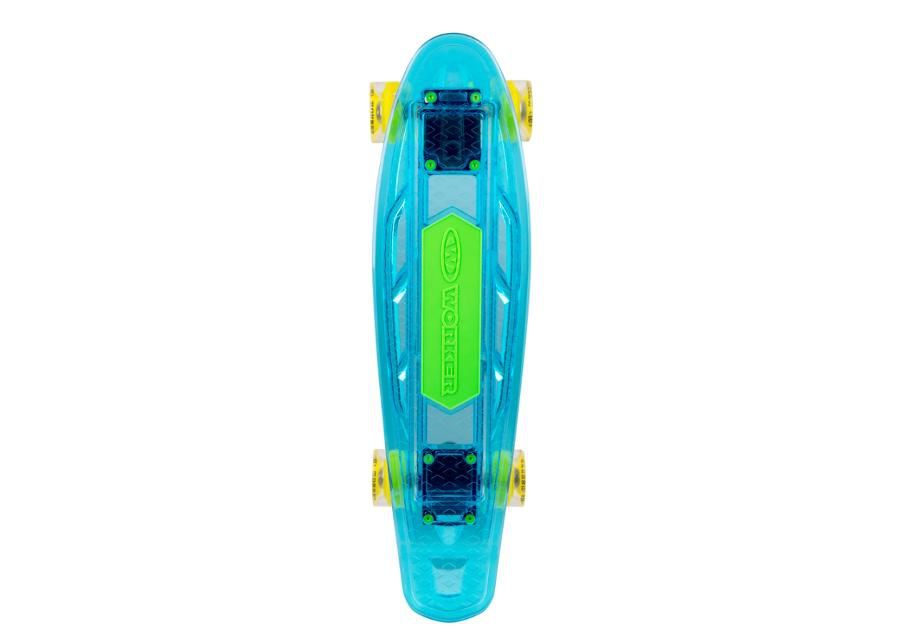 Helendav Pennyboard BT kõlariga WORKER Ravery 22" suurendatud