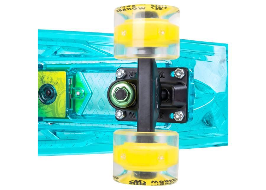 Helendav Pennyboard BT kõlariga WORKER Ravery 22" suurendatud