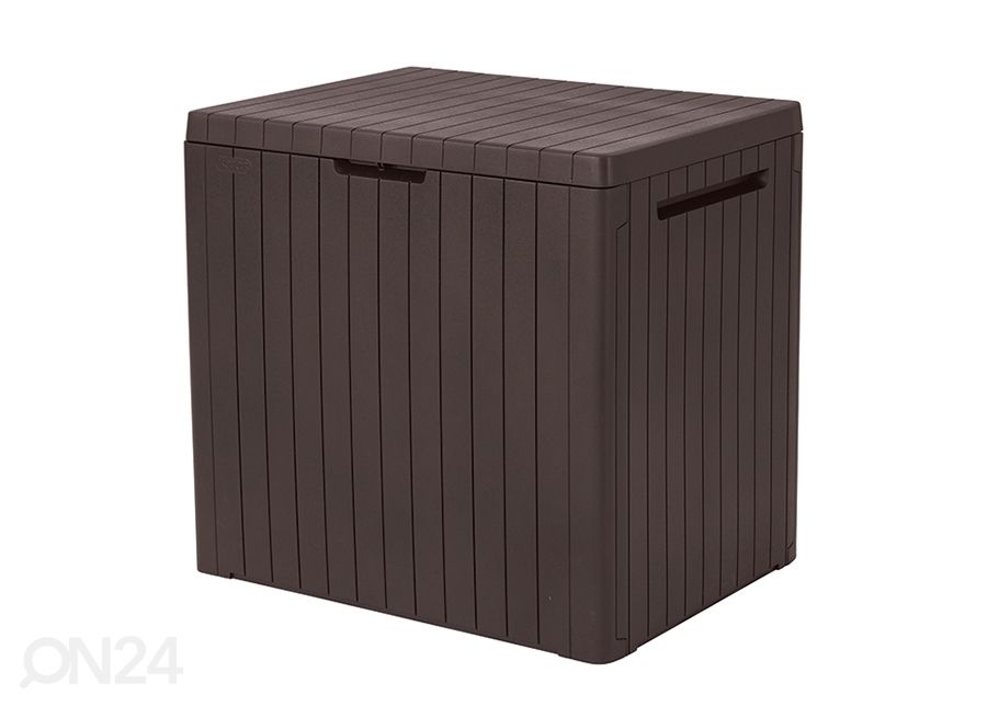 Hoiukast aeda Keter City Box, pruun suurendatud
