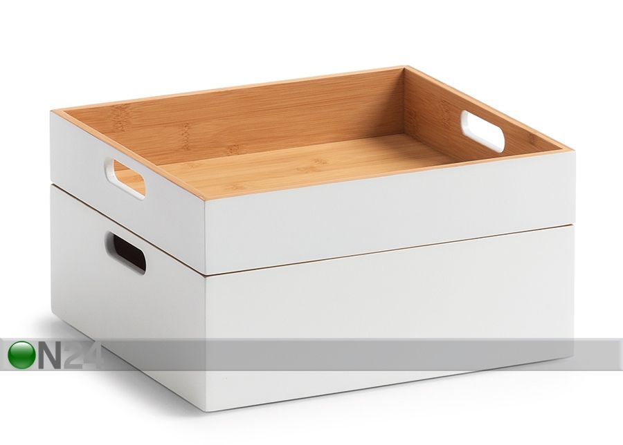 Hoiukast Bambus 30X27 cm suurendatud
