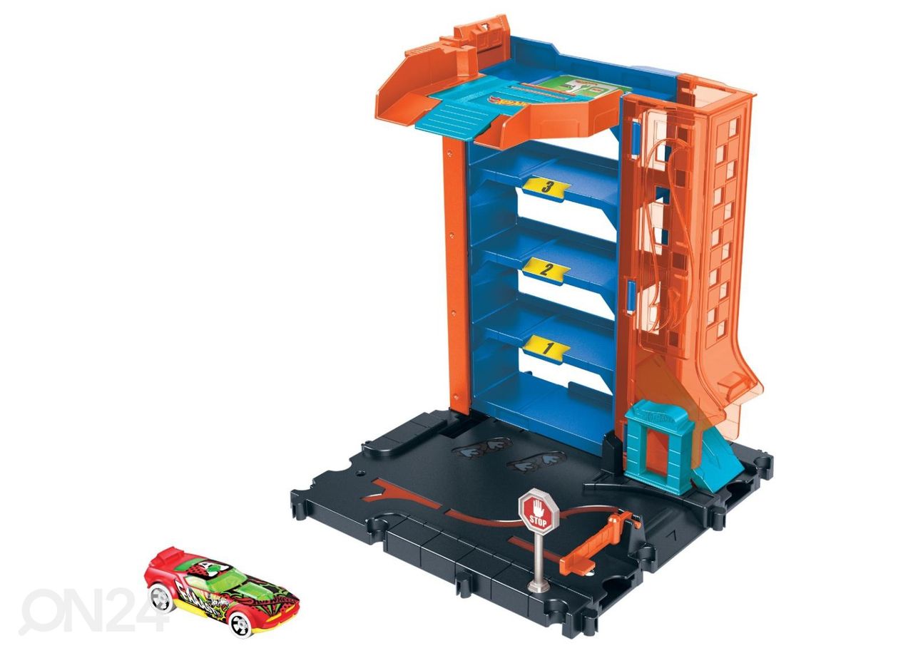 Hot Wheels® City parkimismaja suurendatud