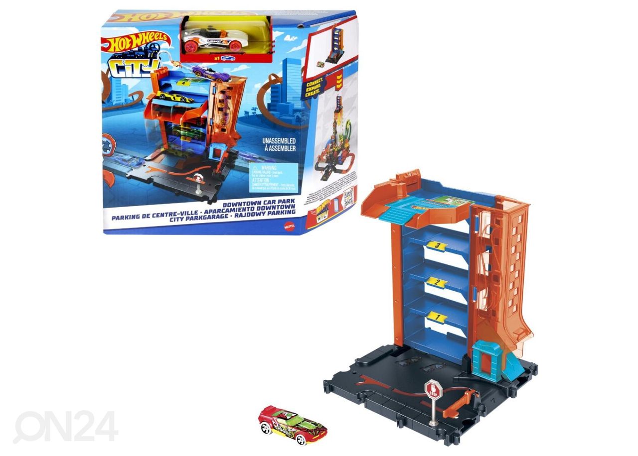 Hot Wheels® City parkimismaja suurendatud