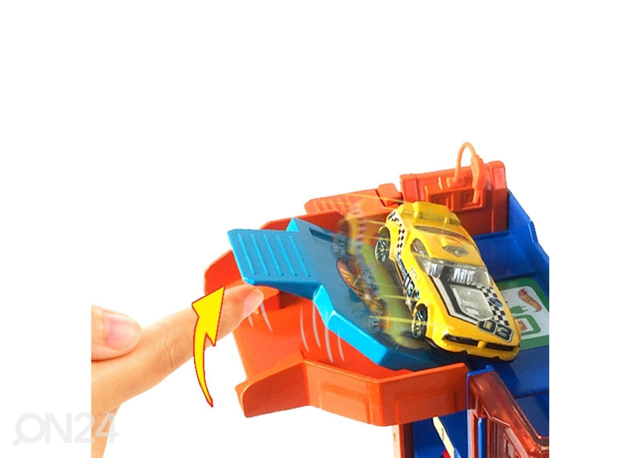 Hot Wheels® City parkimismaja suurendatud