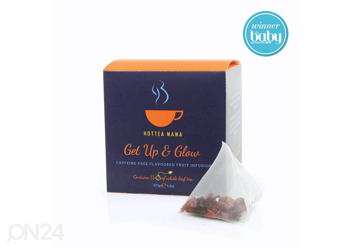 HotTea Mama tee Tõuse ja Sära (Get Up and Glow) suurendatud