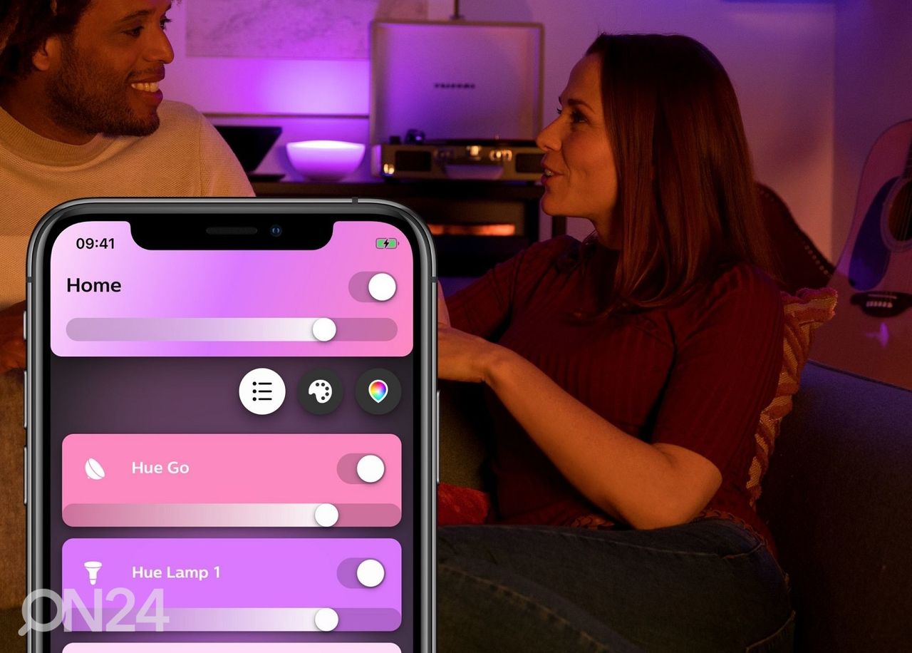 Hue Go portatiivne meeleoluvalgusti V2 suurendatud